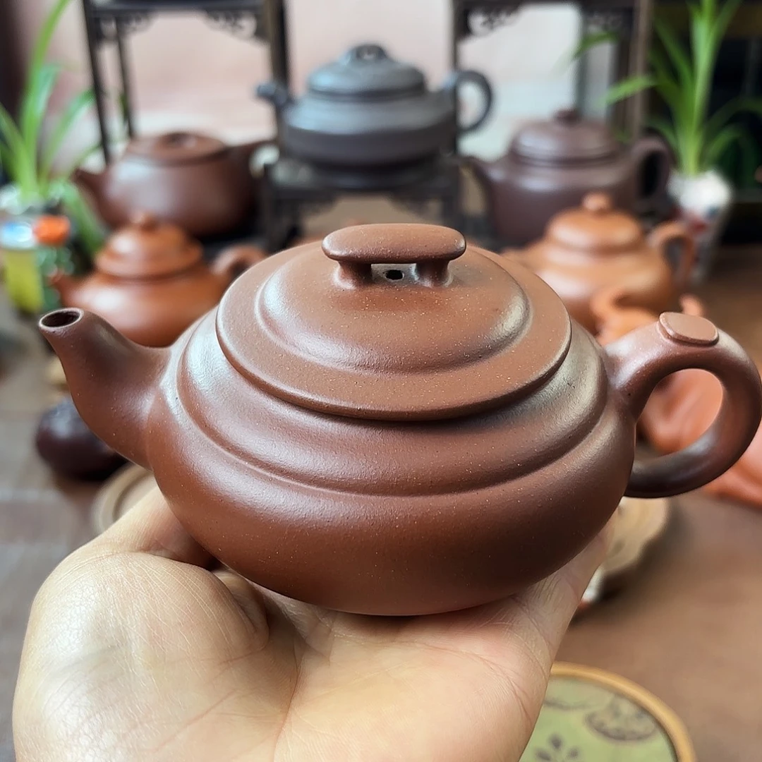 茶壶紫砂上新桥红皮龙180cc