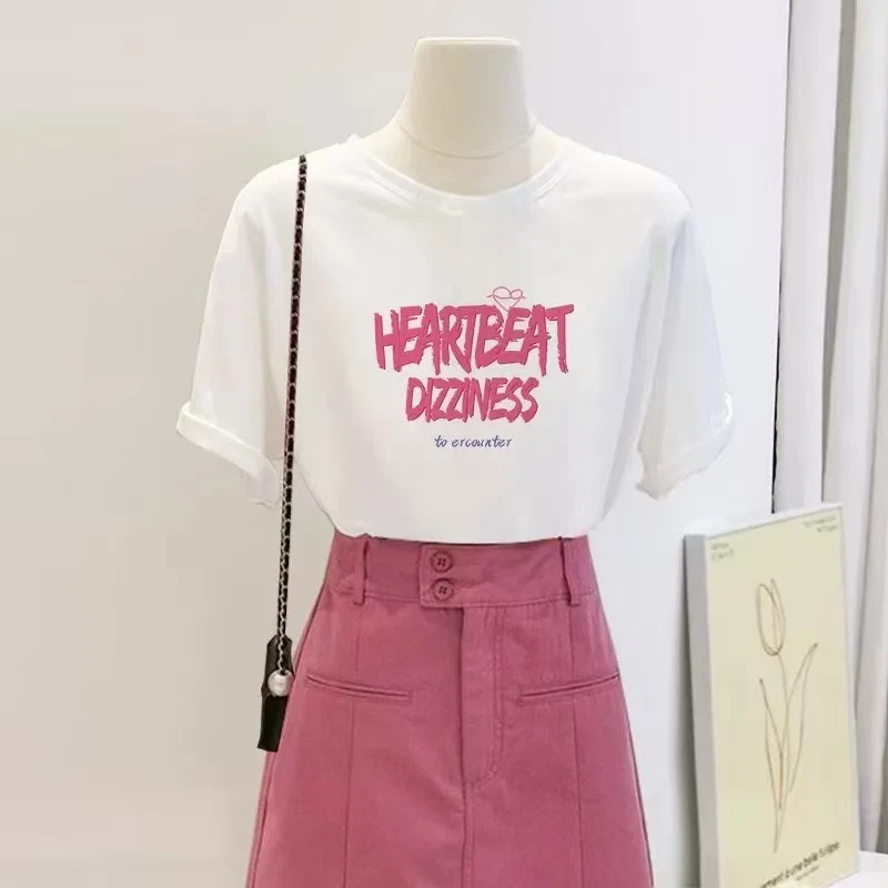 【沐子女装】E1-6027白短袖