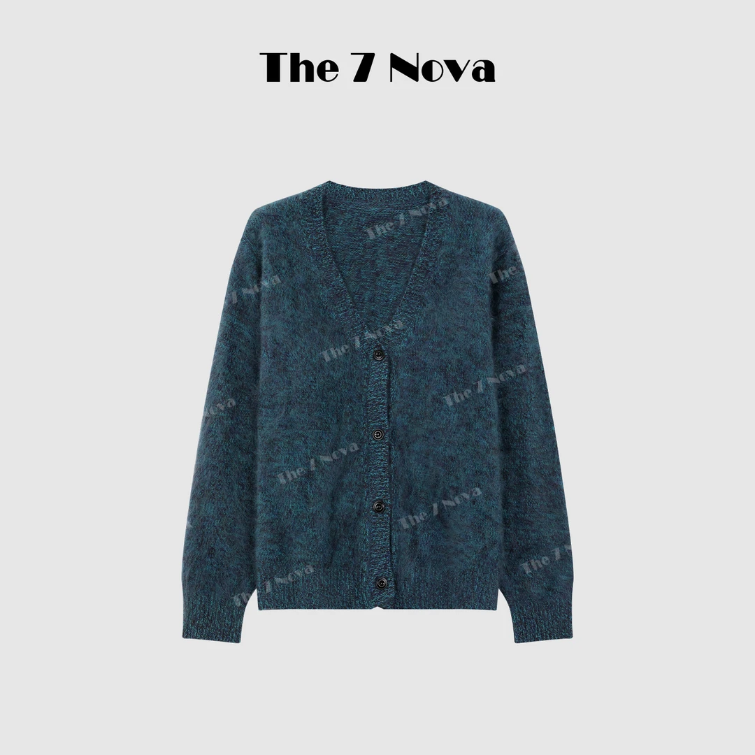 THE 7 NOVA『潮汐』25Fw圆领套头针织时尚毛衣SGX4359