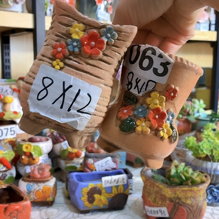 多肉花盆满15包邮