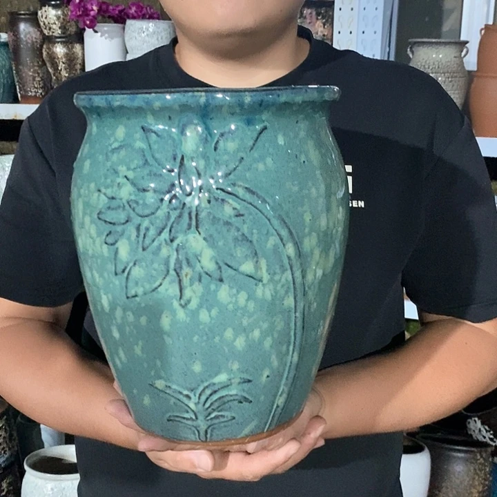 紫砂花盆口20高25福利