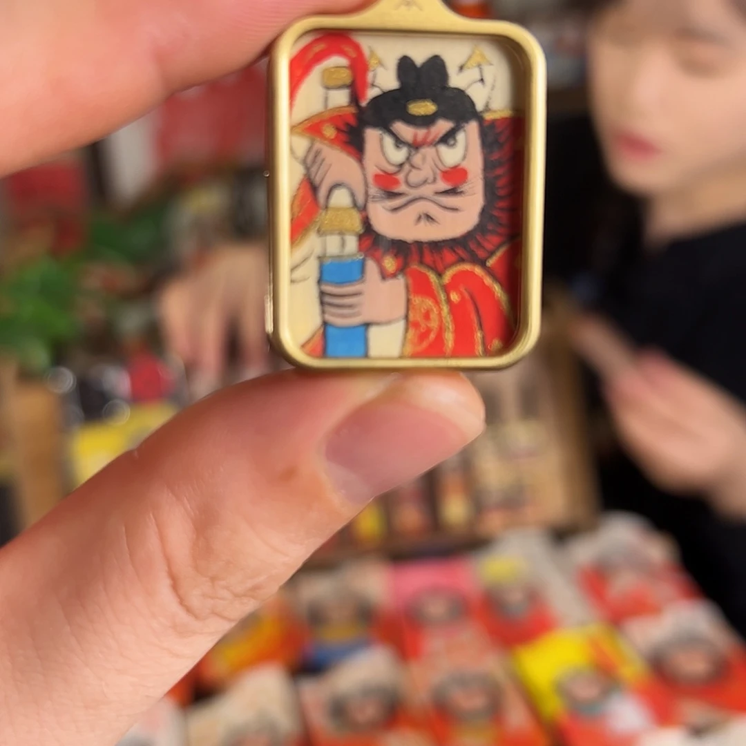 弦***子纯手绘钟馗文创画