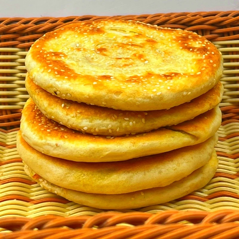 清真河南正宗纯手工老面可夹菜油酥烧饼传统火烧饼120g/个