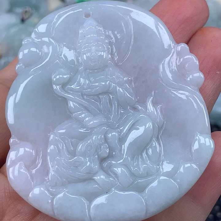 颈饰未镶嵌翡翠文殊