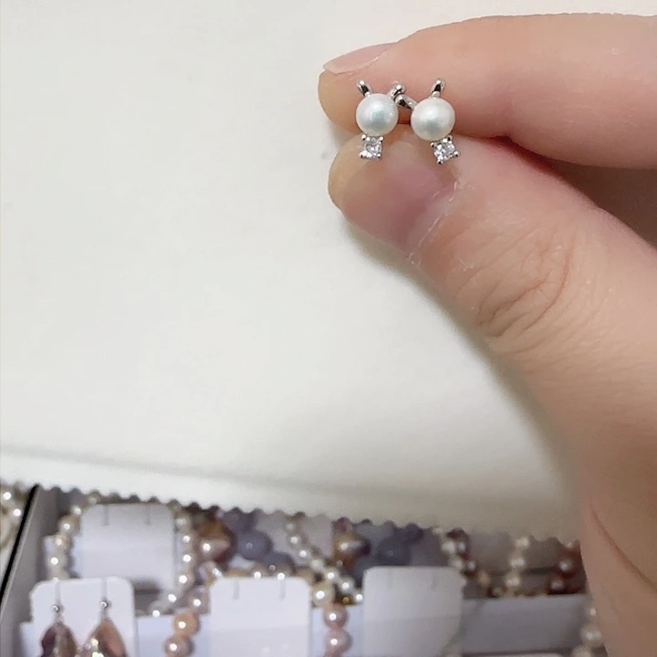 淡水珍珠手绳银S925镶嵌