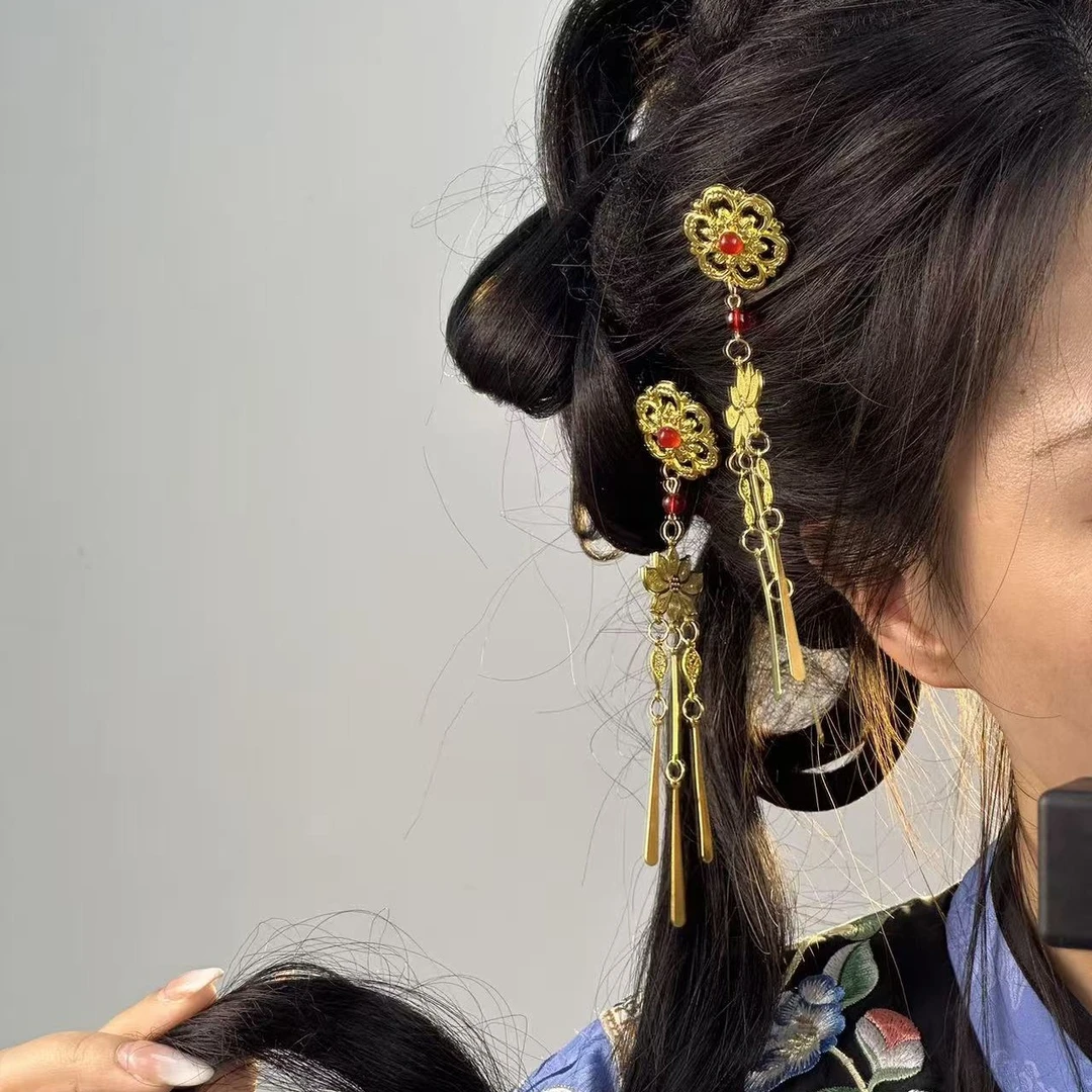 莲花朵簪汉服古风配饰发饰