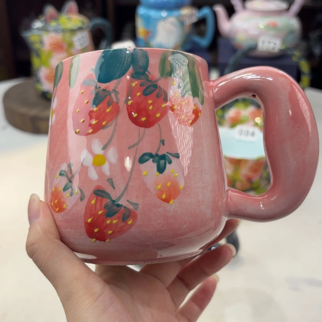 景德镇手绘高温釉下彩陶瓷茶具