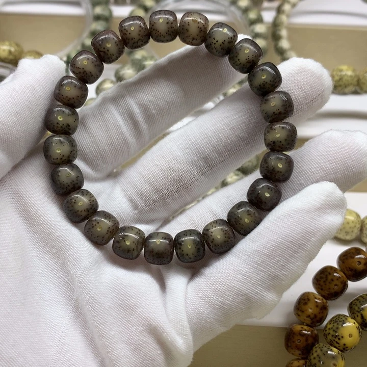 星月菩提手串7号小通体黑冰9.5/8.5