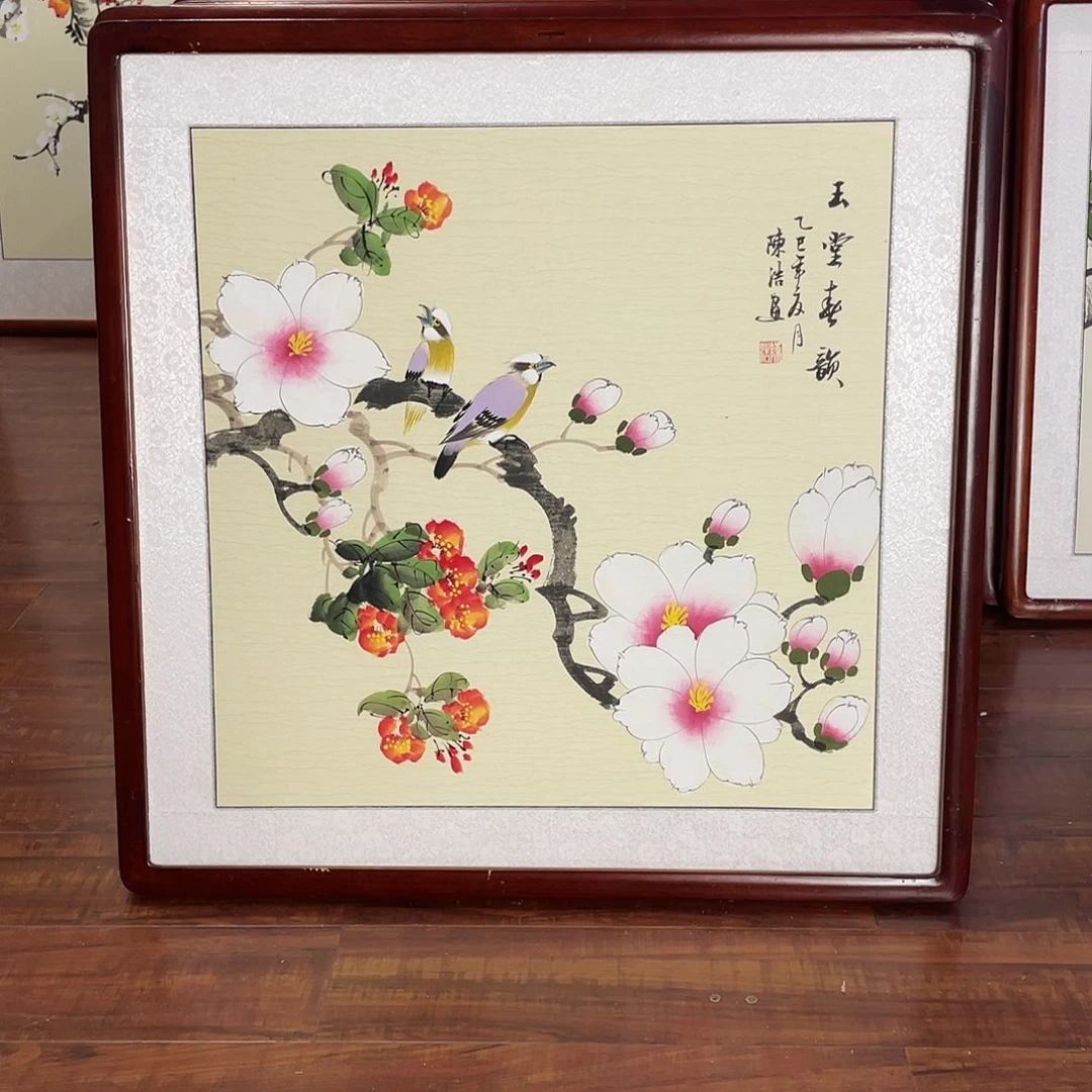 国画带框尺寸63*63厘米