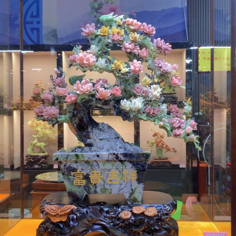 【闪购商品】未镶嵌蛇纹石玉摆件覆膜