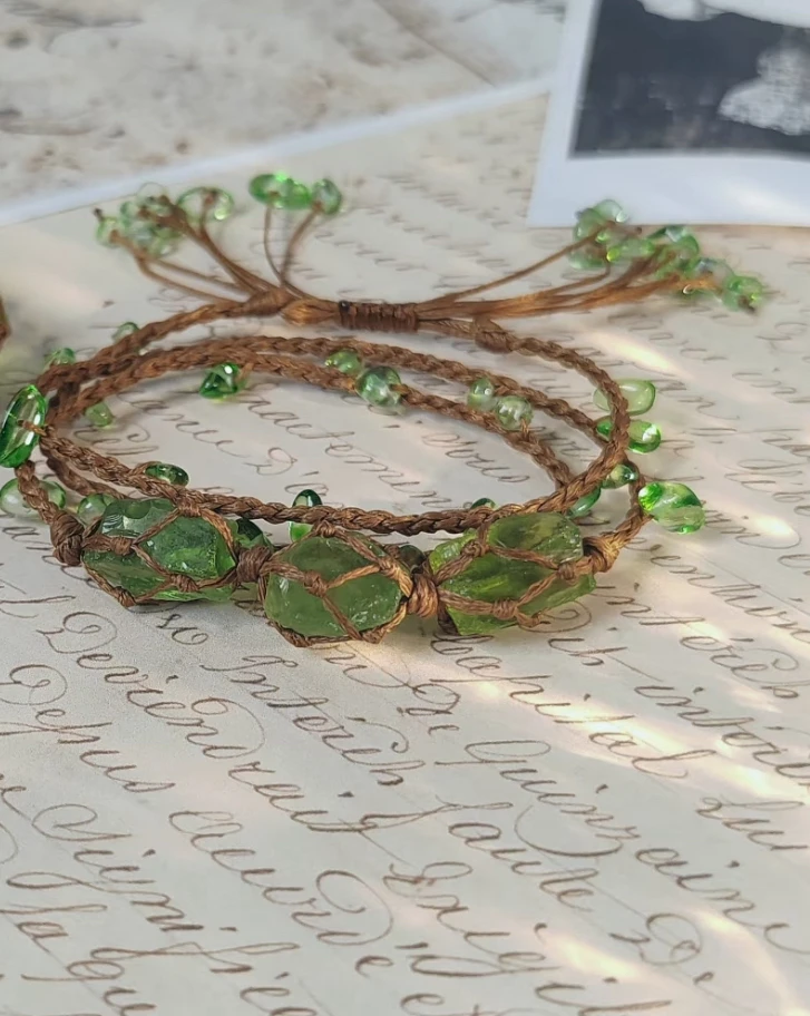 林雾仙子纯手工编制手链三层叠戴