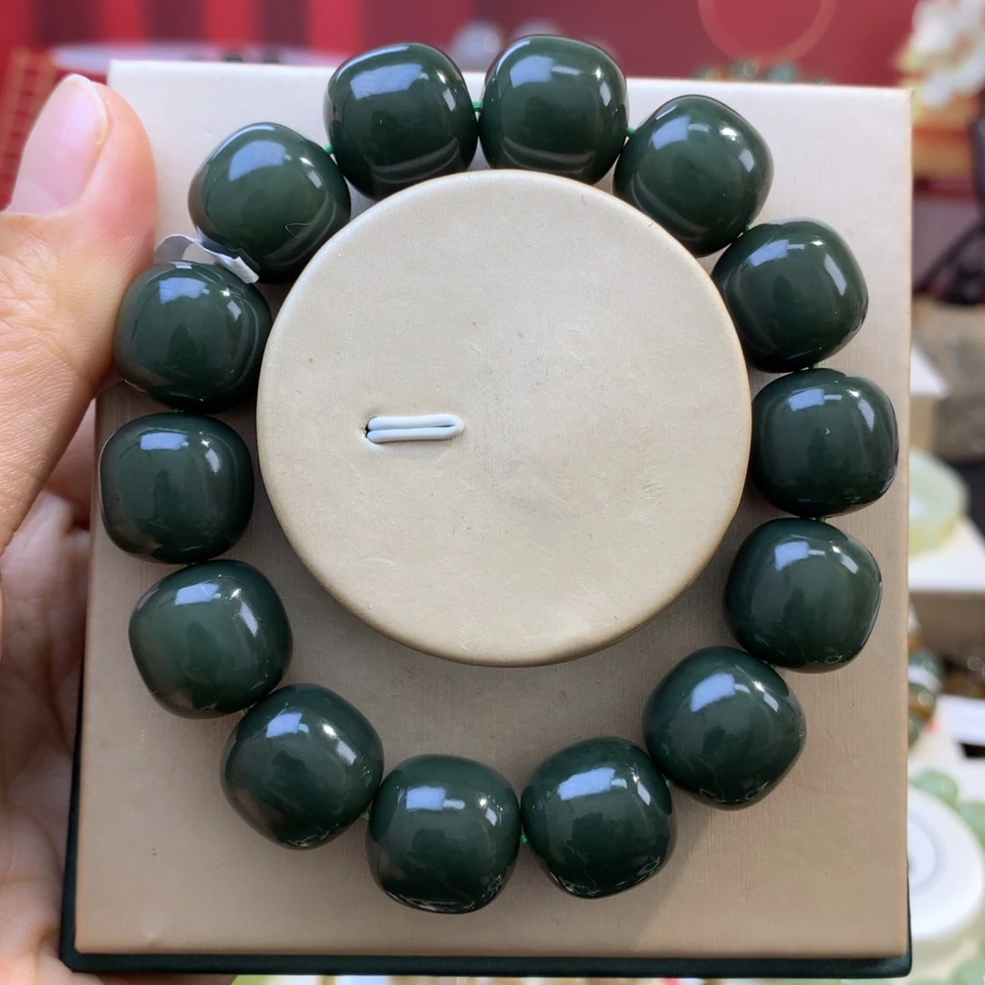 和田玉未镶嵌手链