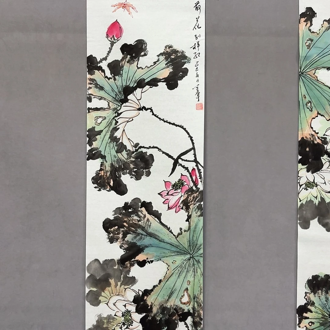 国画亲笔手绘放心去藏