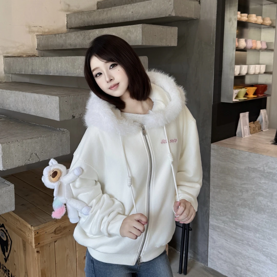 13DE MARZO 2025AW 秋冬新款 玩偶动物园系列 独角兽小熊拉链外套