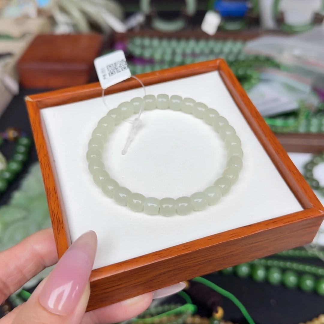 和田玉未镶嵌手链