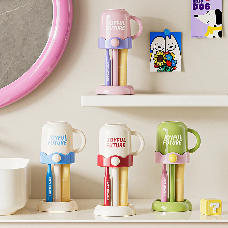 新款学生宿舍刷牙杯子牙刷牙具电动牙刷漱口杯洗漱用品牙缸套装