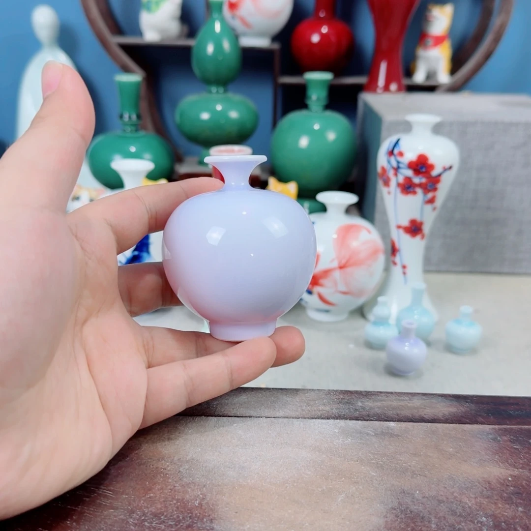 陶瓷手工小花器摆件