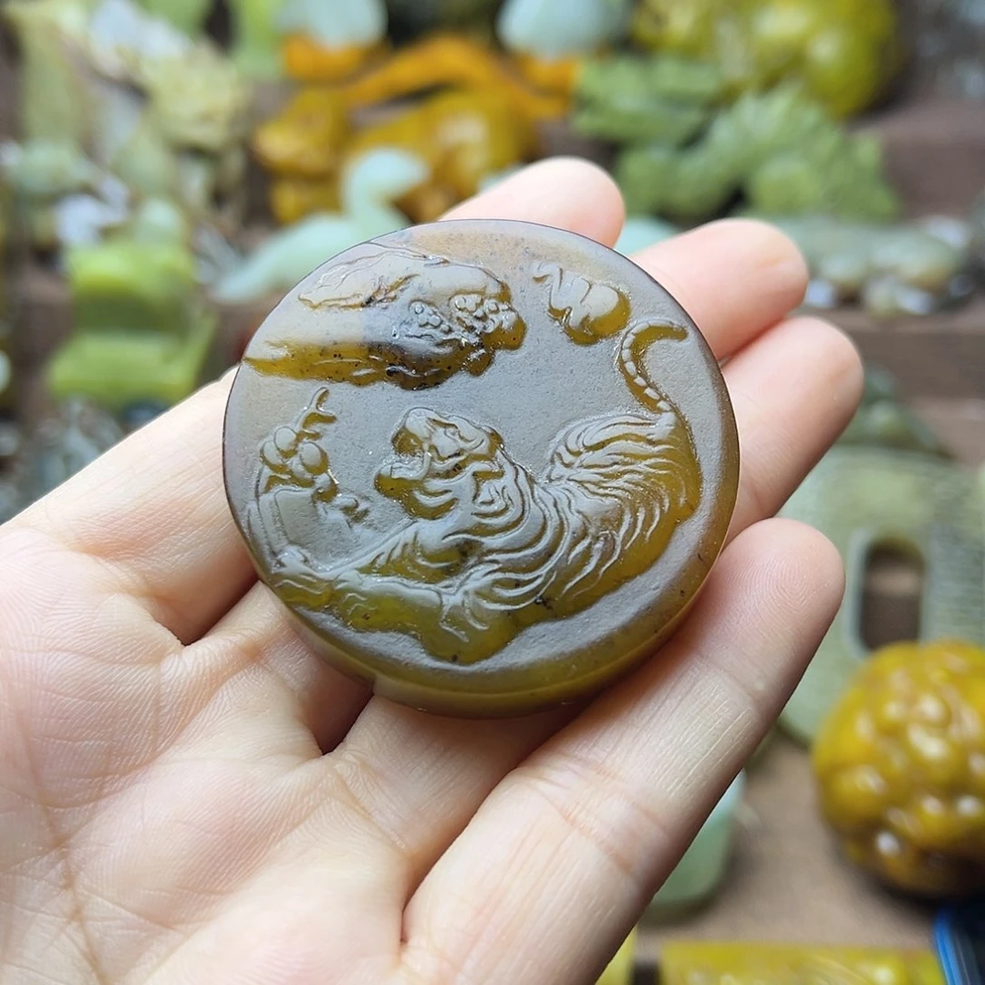 白玉菩提吊坠27。。