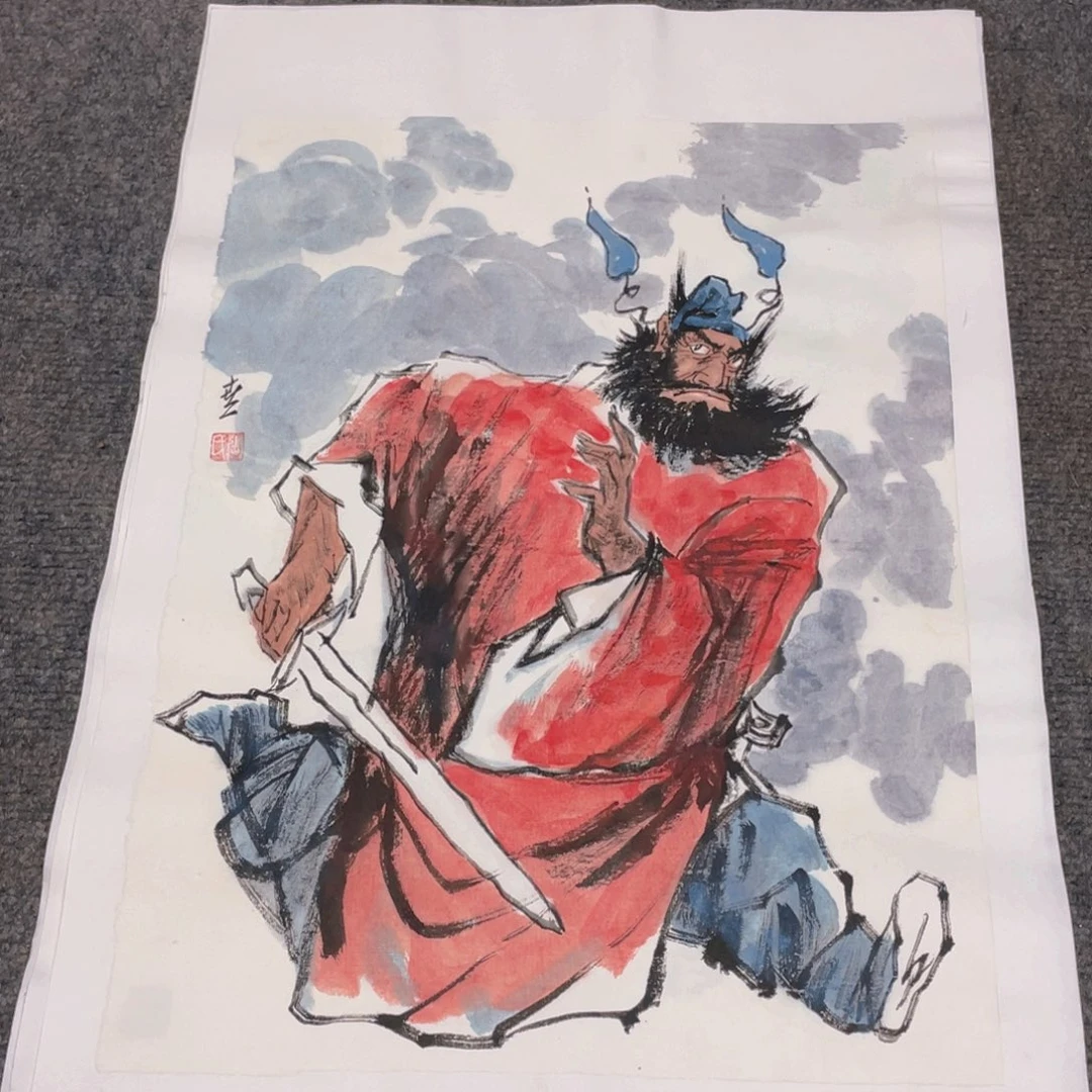 国画1.4平尺纯手绘国画作品