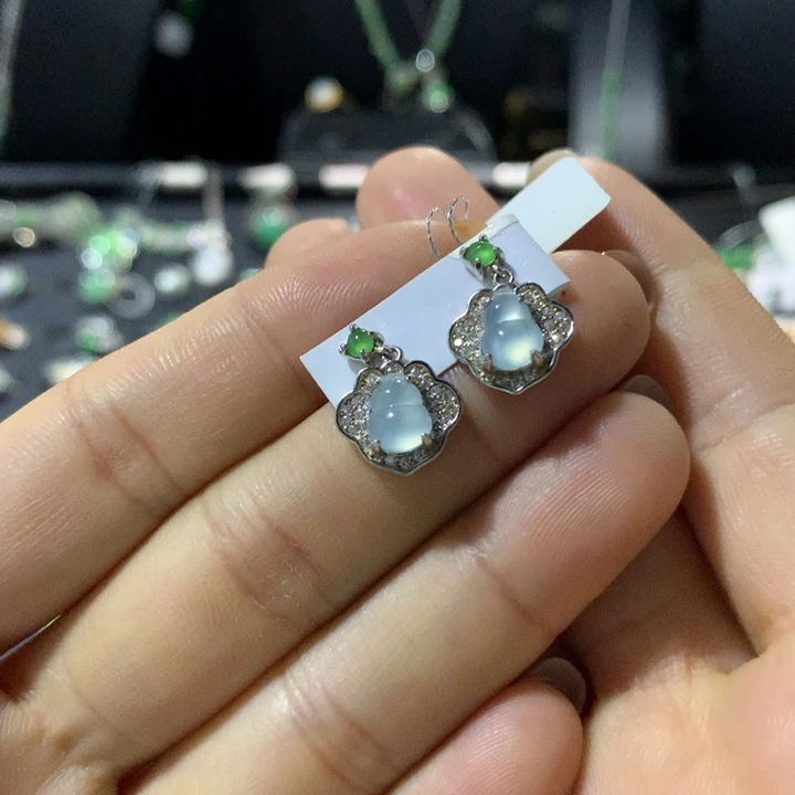 翡翠银S925镶嵌戒指