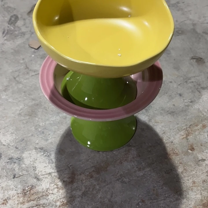 陶陶瓷酷彩微瑕陶瓷2个装