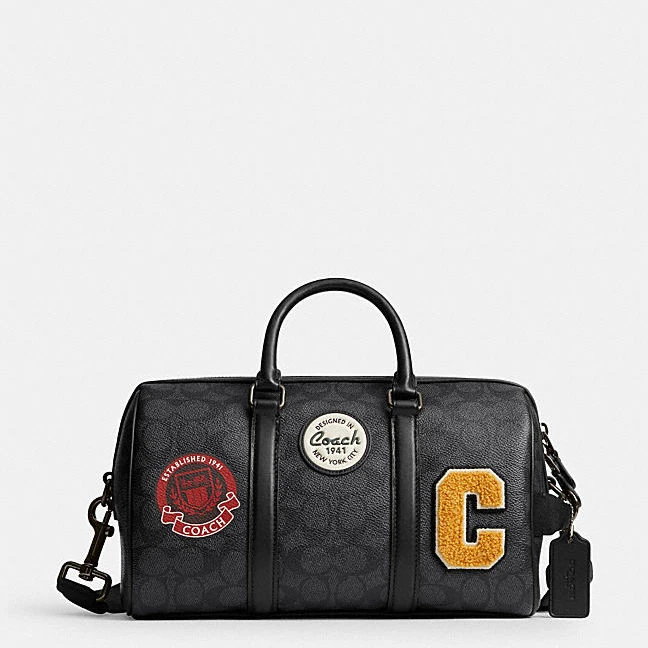 COACH蔻驰VENTURER DUFFLE 27 IN SIGNATUR单肩斜挎包CY821 QBA5F