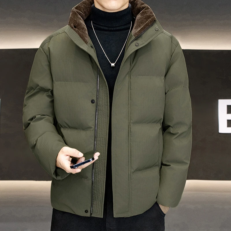 仓石一树2025新款秋冬男士韩版潮流时尚加厚保暖棉服轻奢痞帅男装