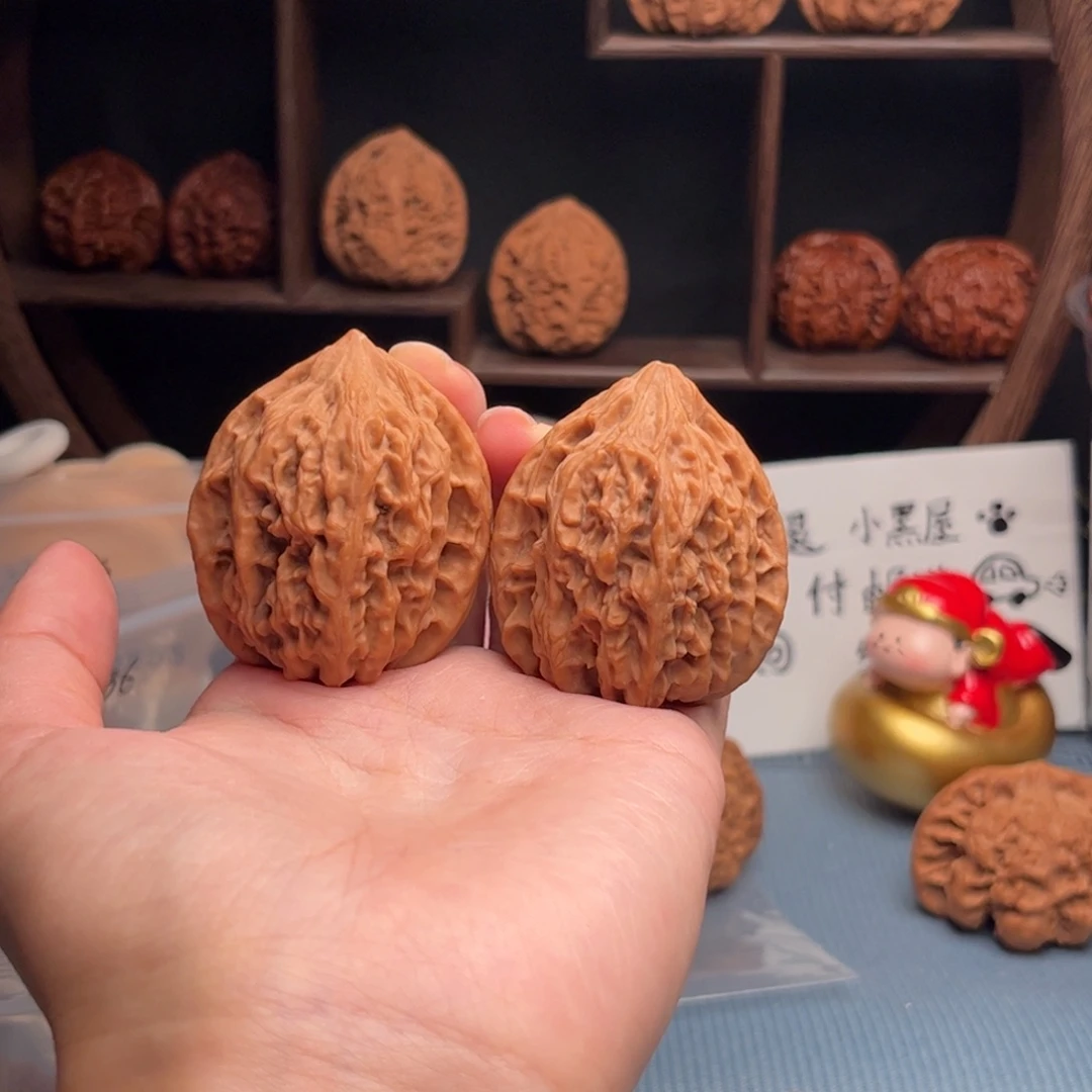 吊坠文玩核桃原生态 福利对鸡心 41