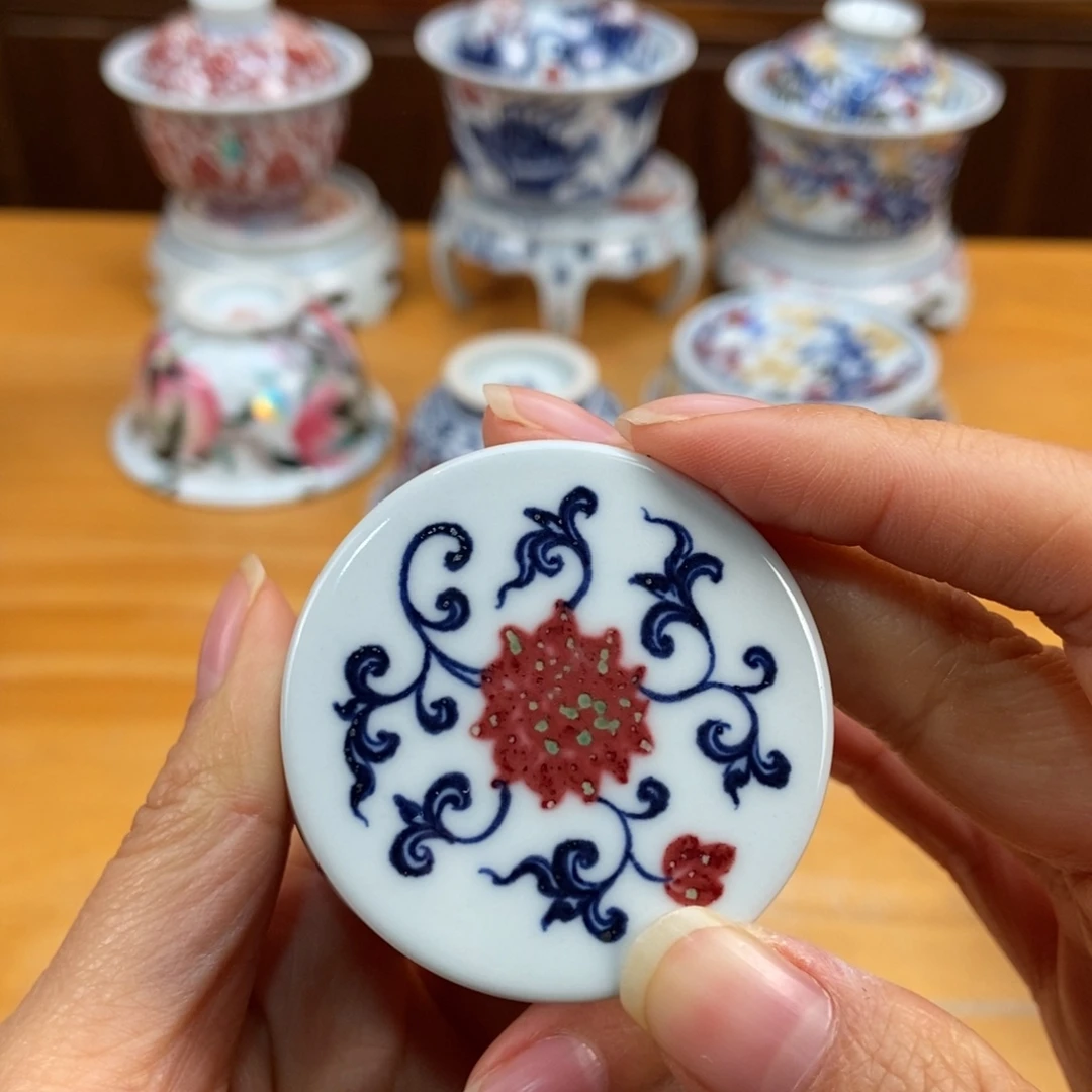 手绘现代茶具非古董