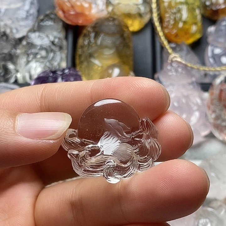 未镶嵌颈饰水晶水晶吊坠