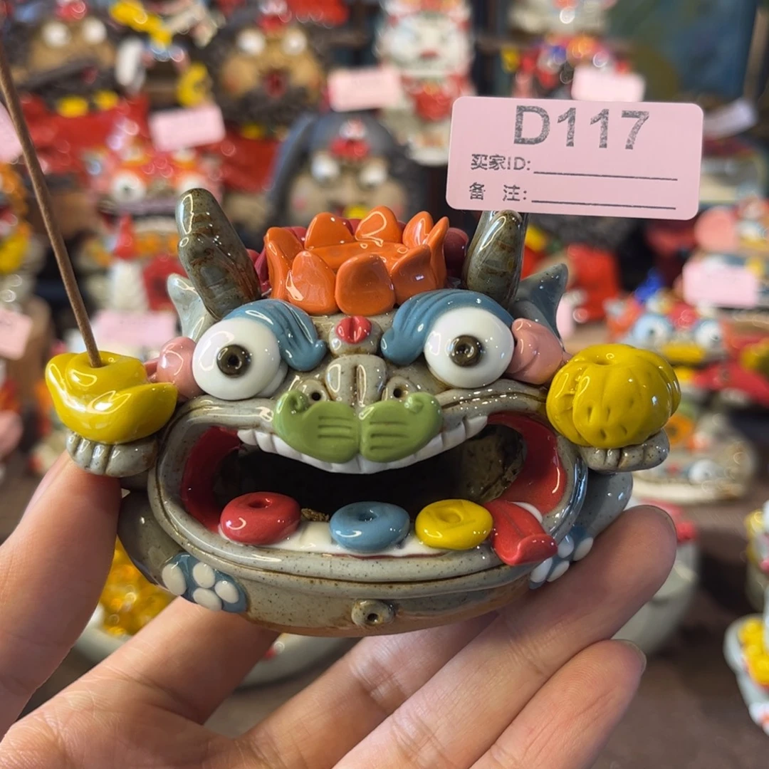 泥塑纯手工茶宠摆件