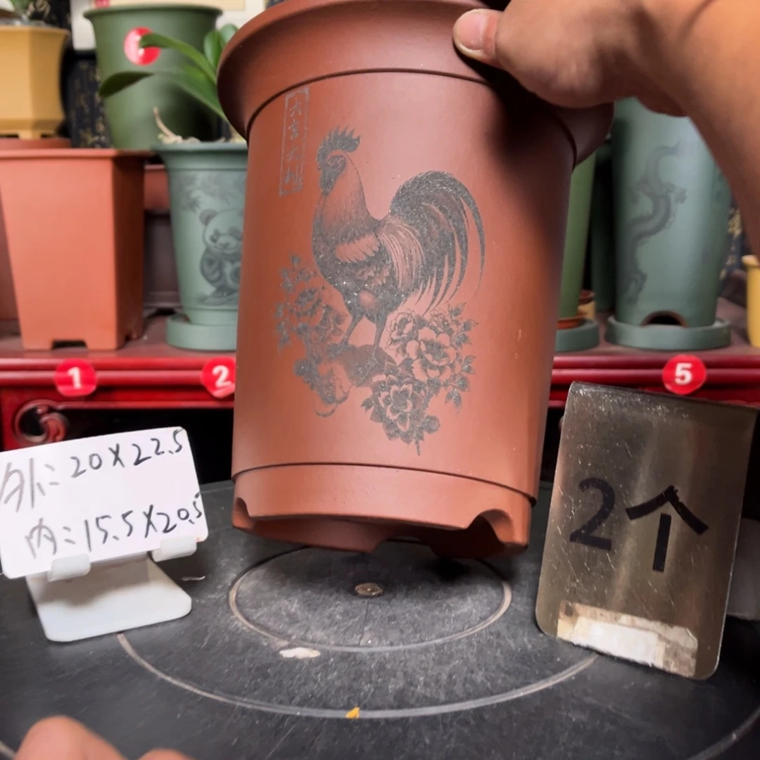 紫砂花盆紫砂花盆