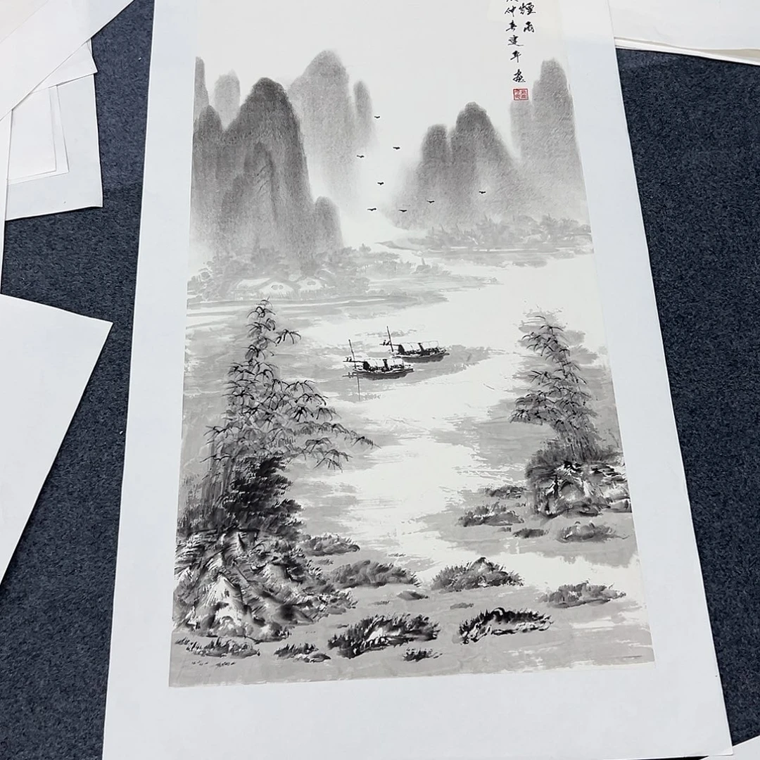 国画XD国画作品手绘