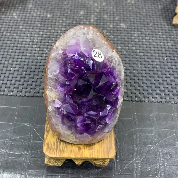 紫晶摆件未镶嵌无t