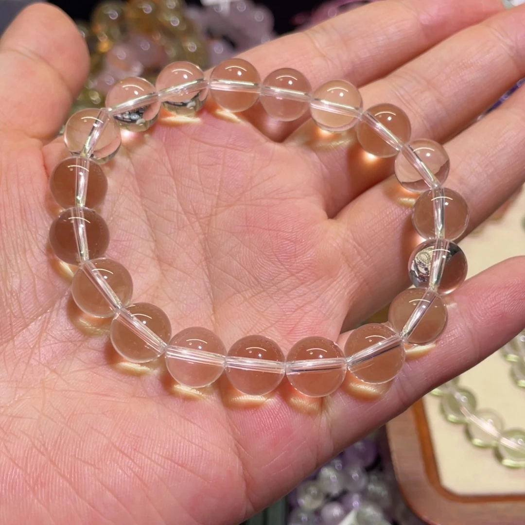 未镶嵌手链水晶10mm全净体白水晶
