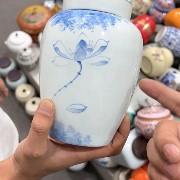 瑕疵福利品陶瓷茶叶罐