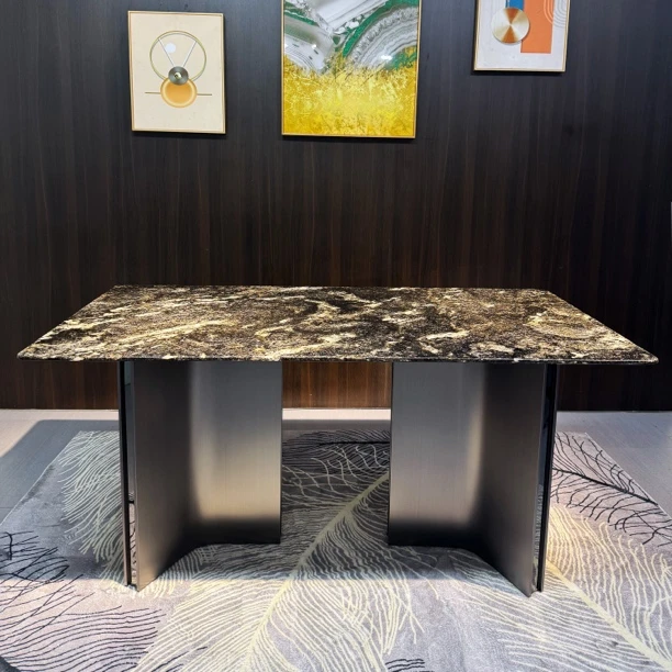 璀璨星河天然奢石餐桌设计师款