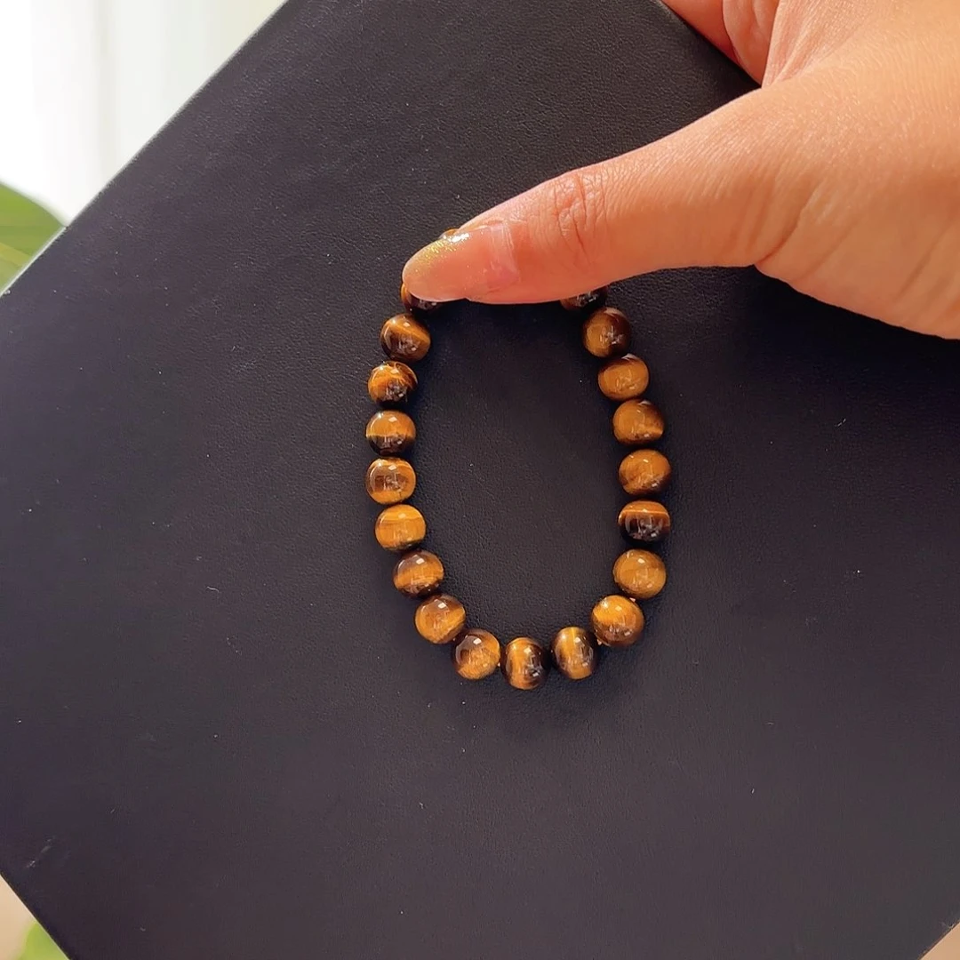 木变石（虎睛石）手链未镶嵌瑕疵款