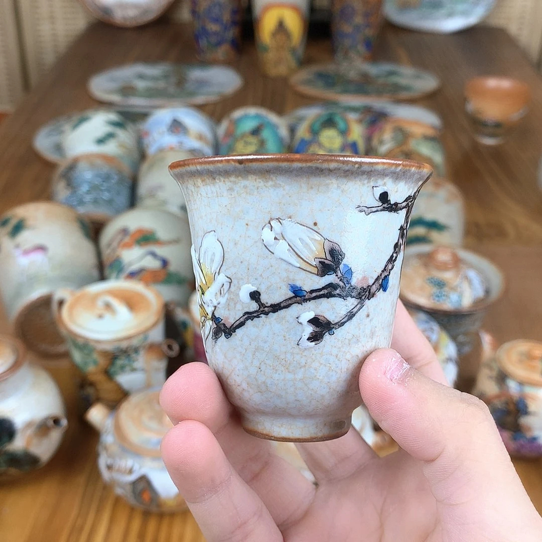 余***心杯景德镇陶瓷手作