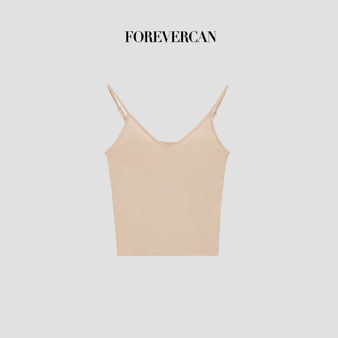 FOREVERCAN“万物皆可搭”桑蚕丝天丝高级背心ST21866