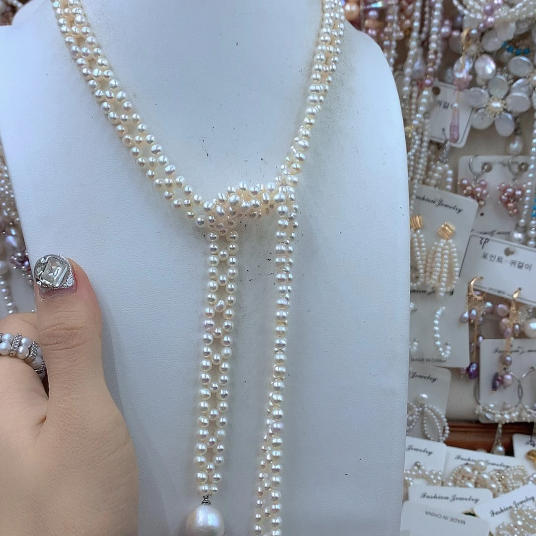 小***子耳饰银S925镶嵌淡水珍珠