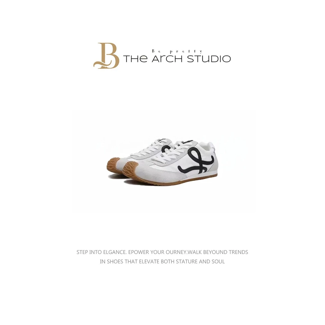 【TAS】拼色运动风低帮休闲鞋时尚休闲鞋透气女鞋单鞋德训鞋