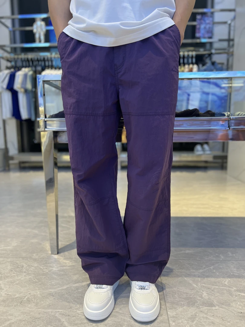 意大利MATAANO马头2025男士春夏新款轻奢高端阔腿大直筒休闲裤