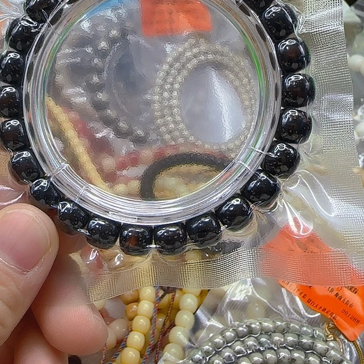 一***奔手串星月菩提214傲世黑金星月菩提98单圈