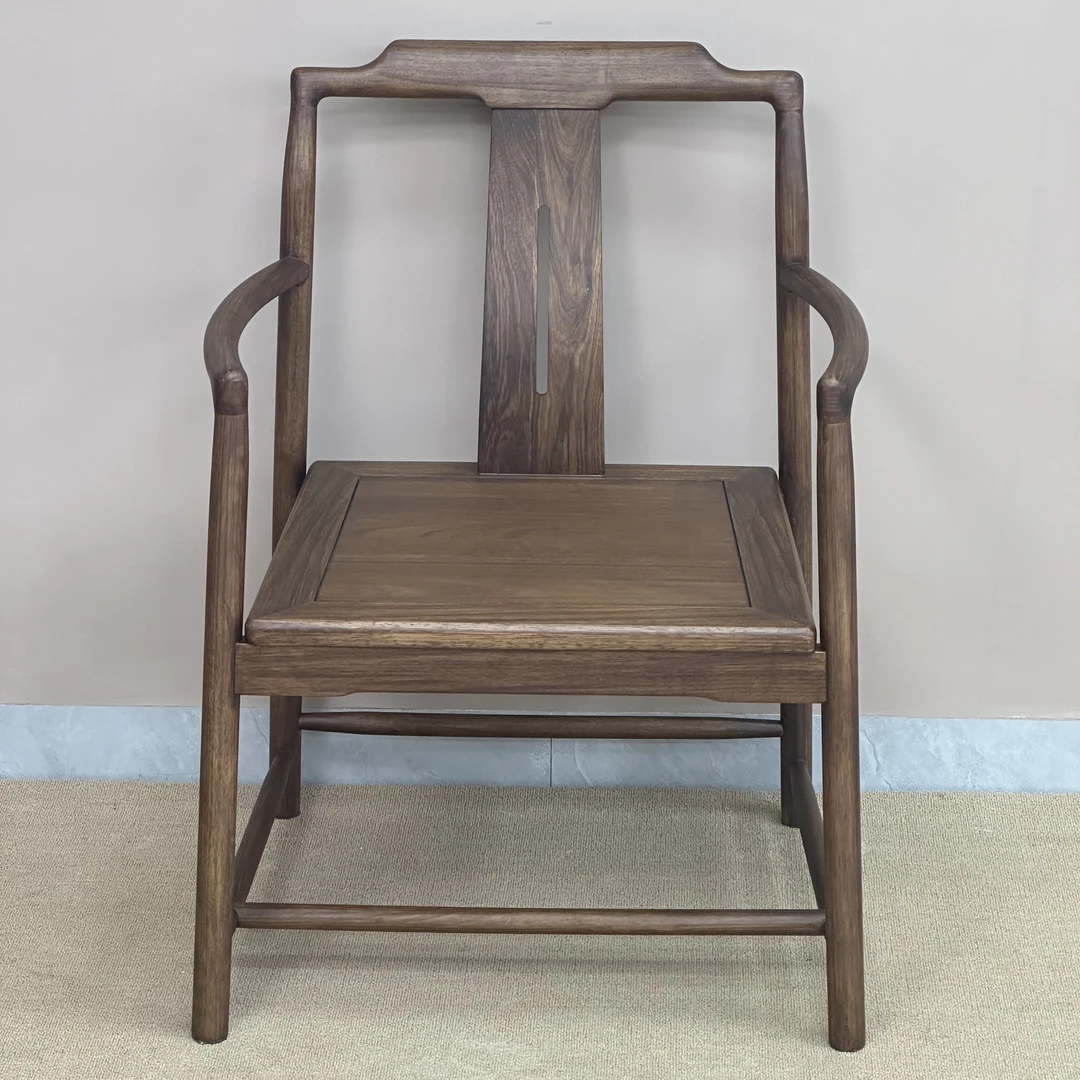 新中式椅子摇椅家用太师椅圈椅背椅实木椅茶椅简约禅意桌椅围椅