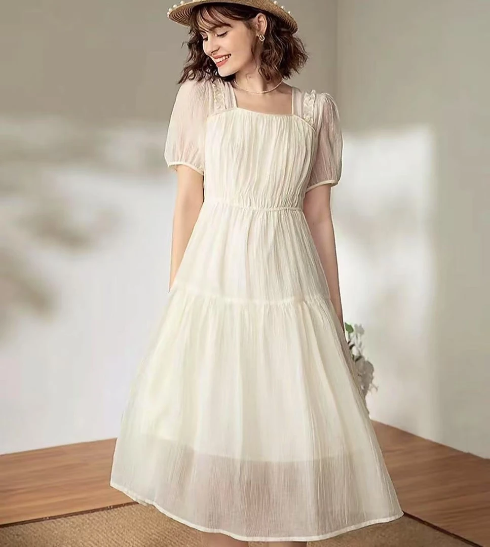 A630-A639孤品2025清爽减龄夏季新款连衣裙