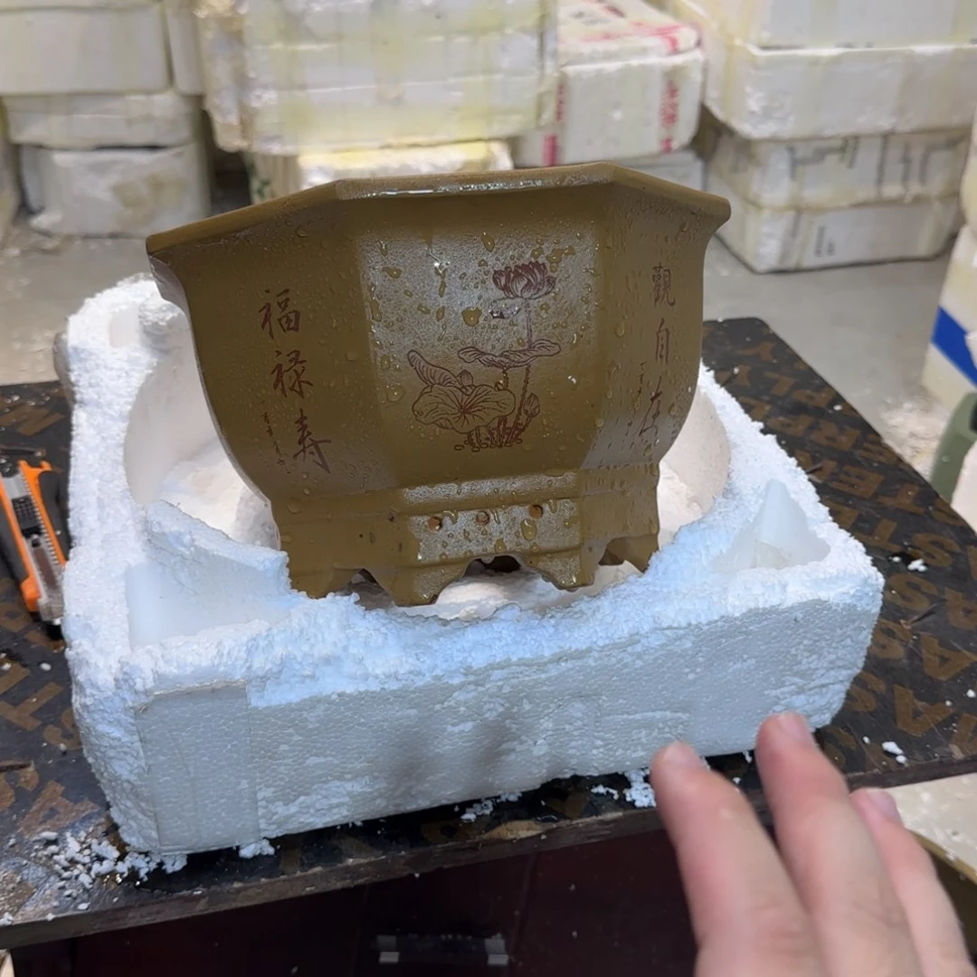 紫砂花盆口径26.16口径