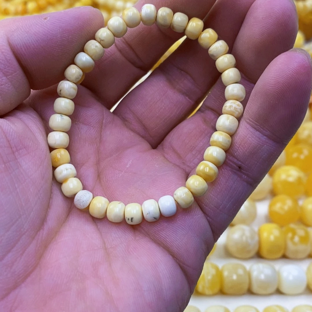 琥珀未镶嵌珠宝奇石6.5mm