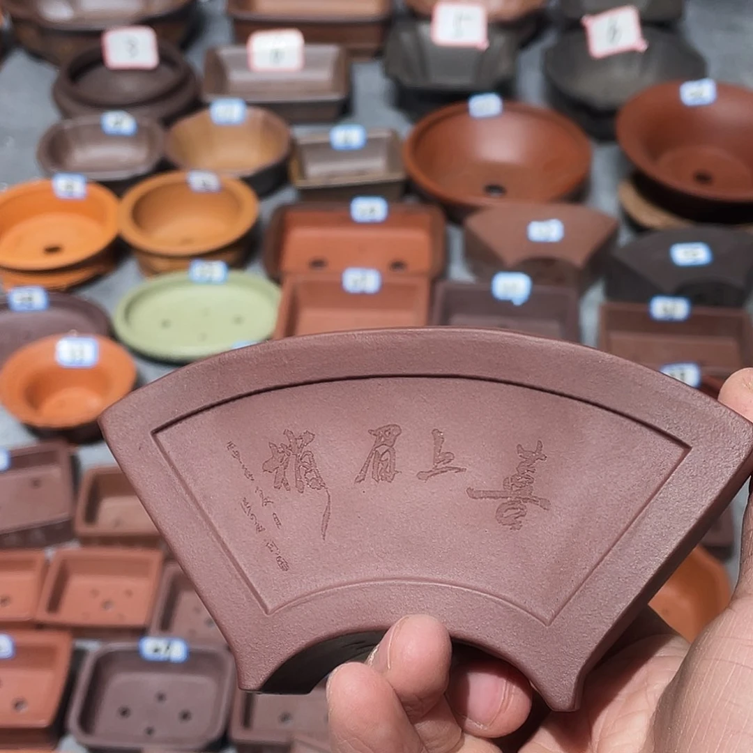 紫砂?****?紫砂小盆11.5*4.5微瑕