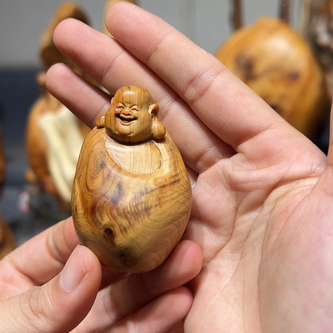 柏木崖柏木手把件摆件